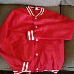Red Windbreaker